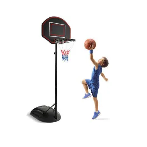 5.5 to 7.5 FT Adjustable Portable Basketball Hoop System with Anti-Rust Stand an