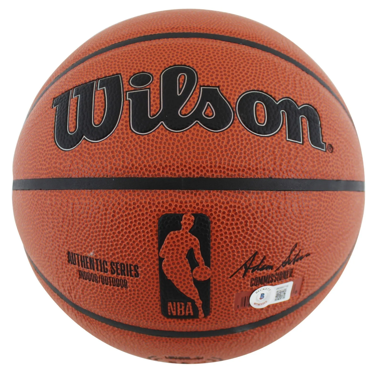 76ers Julius "Dr. J." Erving Authentic Signed Basketball BAS Witnessed