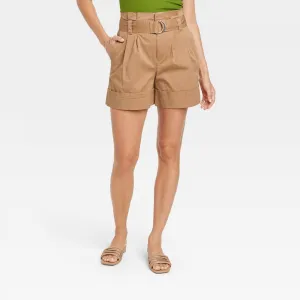 A New Day Women's High-Rise Paperbag Shorts 85147665