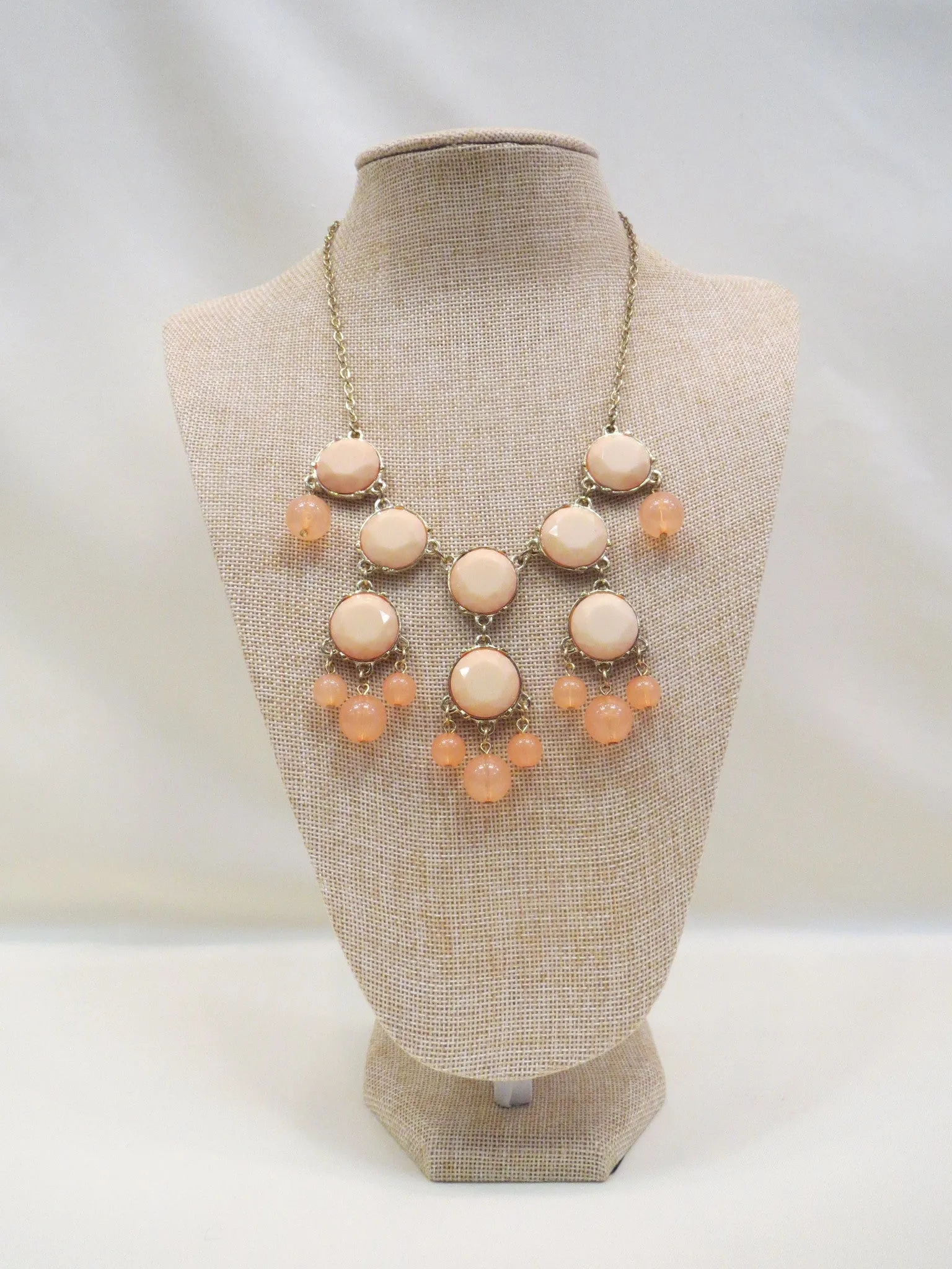 ADO | Bubble Necklace Two-Tone Peach