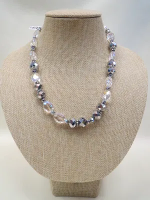 ADO | Glass & Silver Beads Necklace