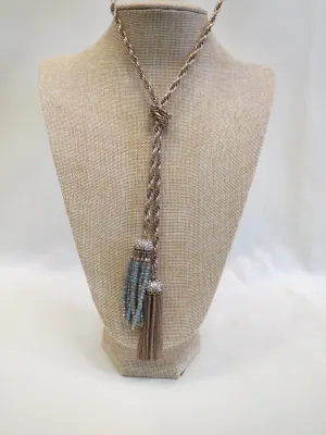 ADO | Gold Tassel Necklace