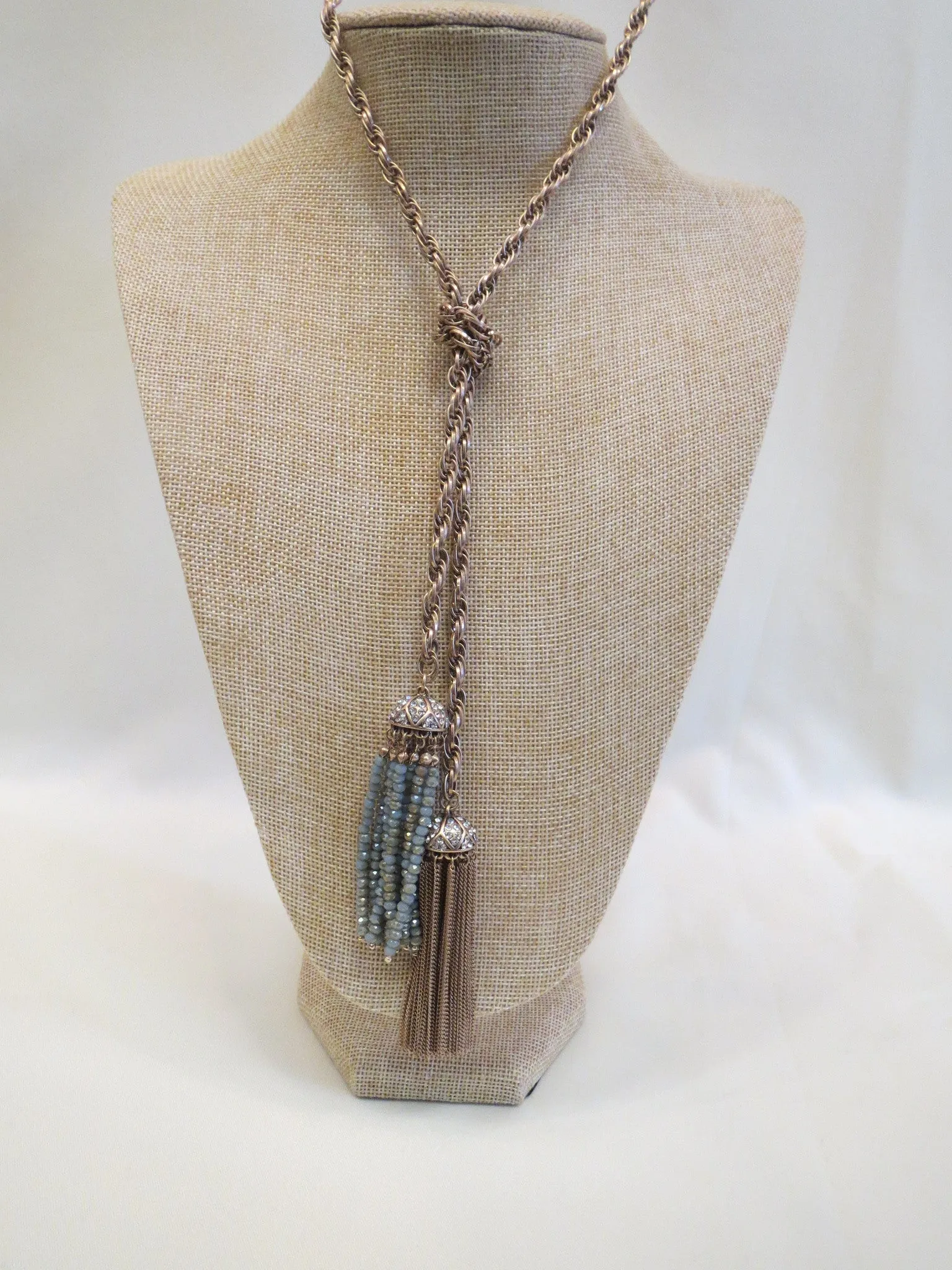 ADO | Gold Tassel Necklace