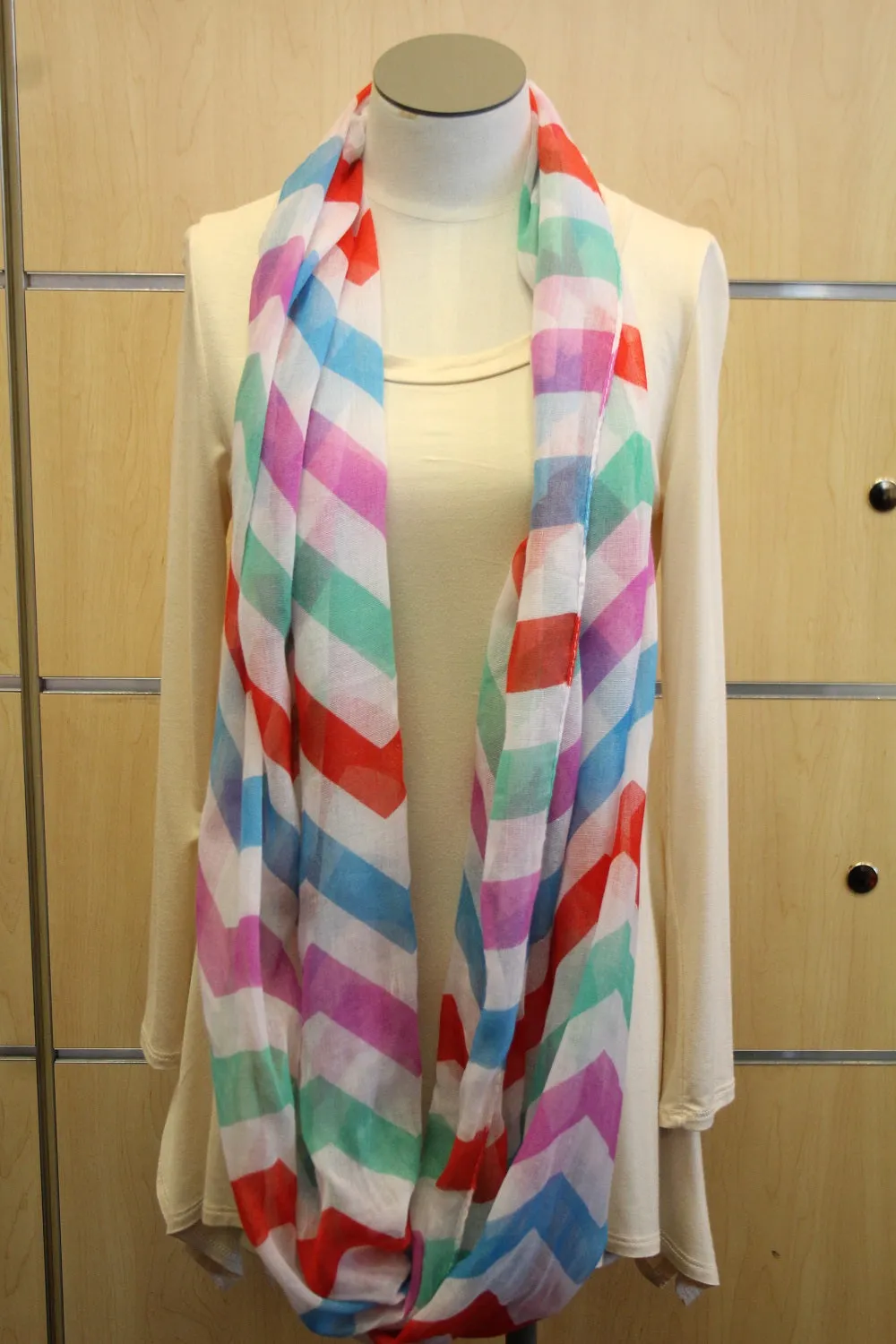 ADO | Infinity Multi Chevron Scarf