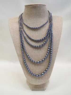 ADO | Silver Pearl Layer Necklace