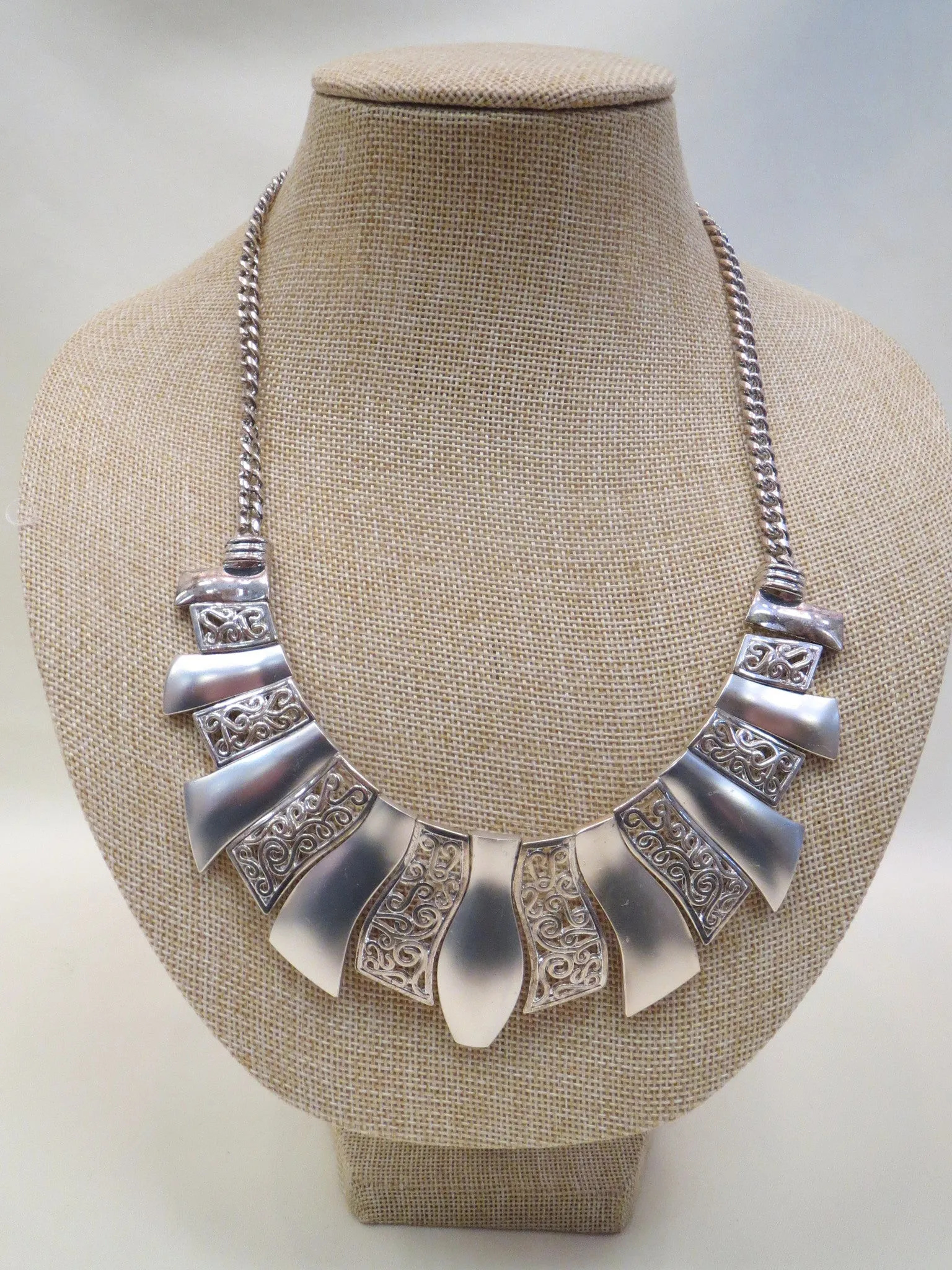 ADO | Silver Statement Necklace