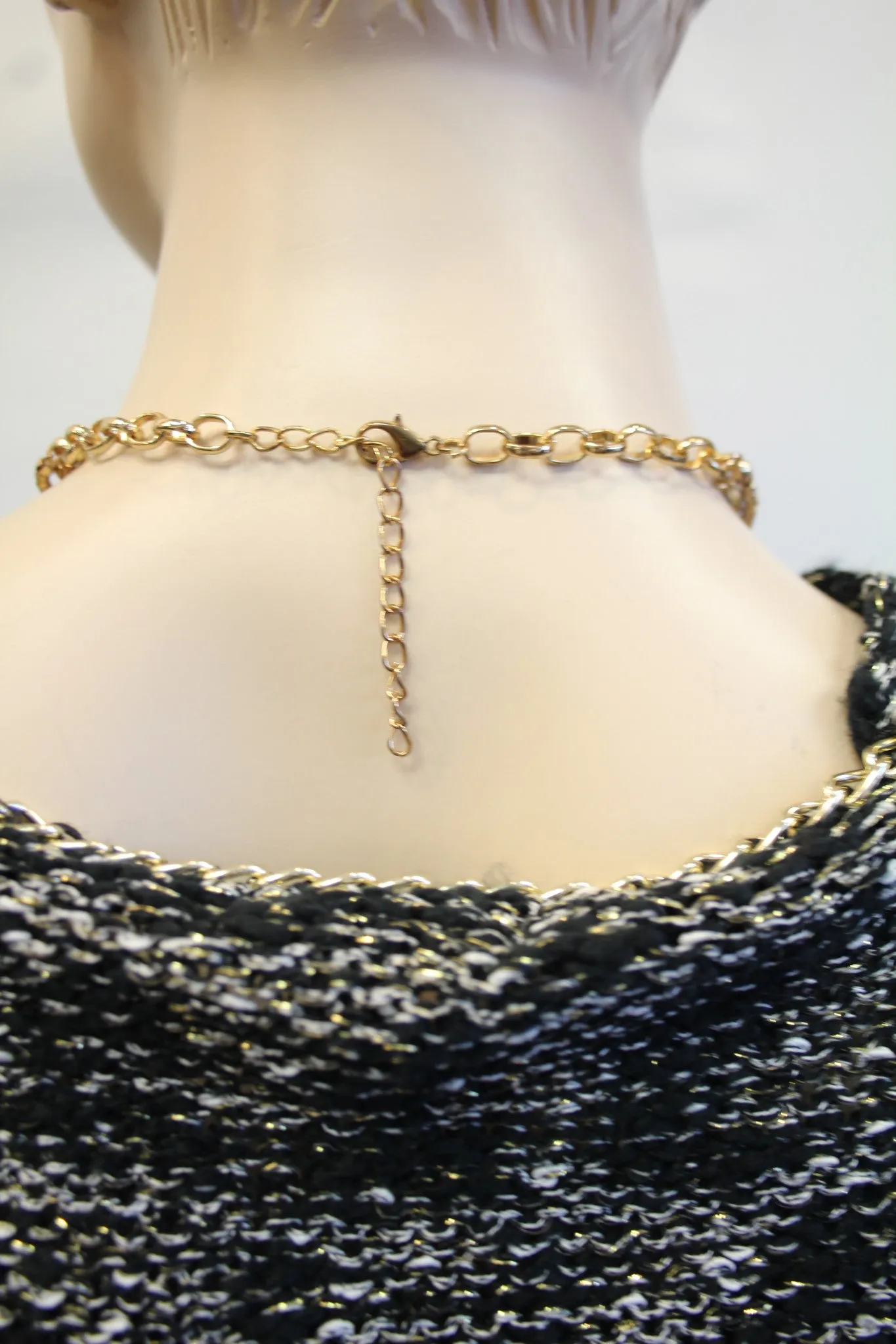 ADO | Three Layer Black, Gold, Silver Necklace