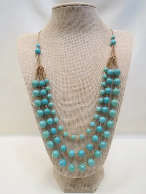 ADO | Turquoise 3 Strand Necklace