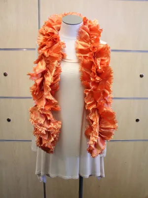 ADO | Wrap Ruffle Scarf Orange