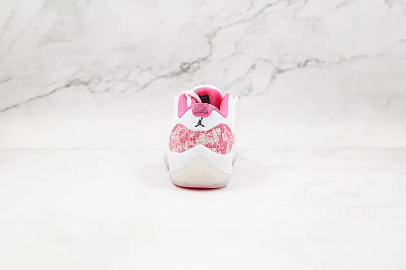 AIR JORDAN 11 RETRO LOW PINK SNAKESKIN WHITE/WATERMELON/BLACK