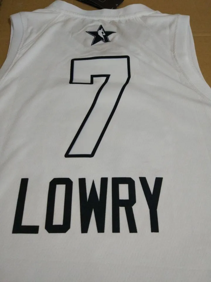 All Star Men 7 Kyle Lowry Jersey White Stephen Raptors Fanatics