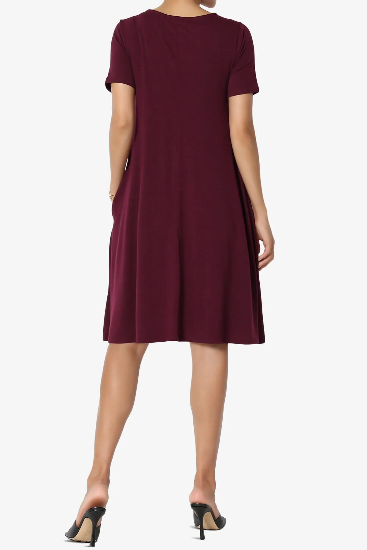 Allie Short Sleeve Jersey A-Line Dress