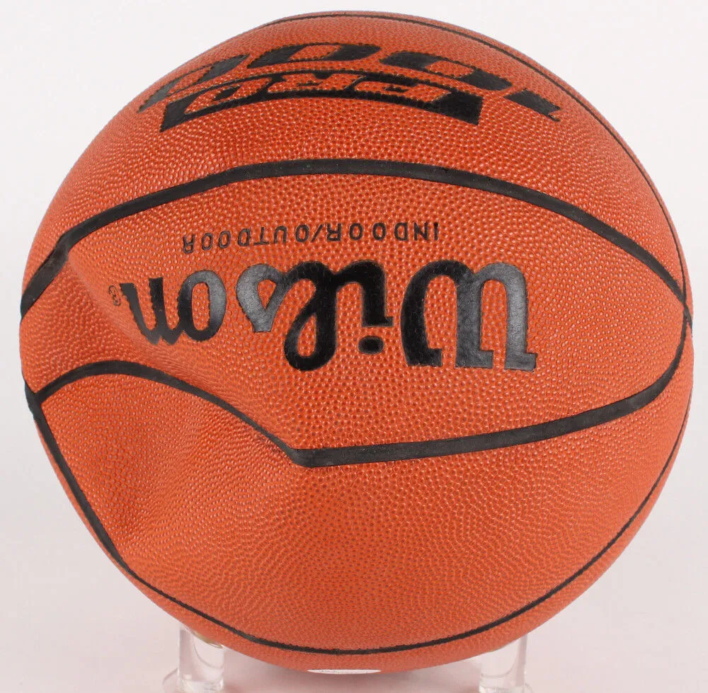 Alonzo Mourning Signed NBA Basketball (JSA) #2 Pick 1992 NBA Draft / Miami Heat