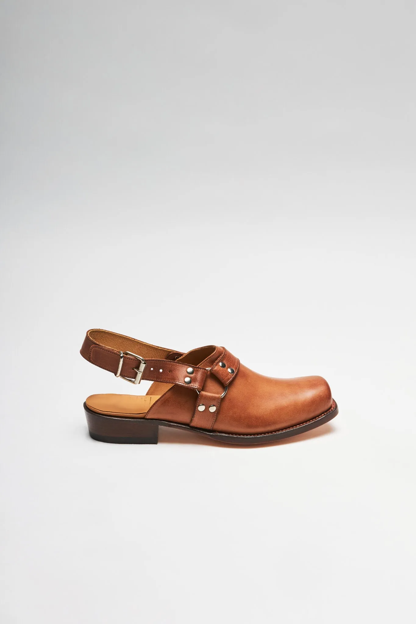 AMIE Damen Braun Ledersandale