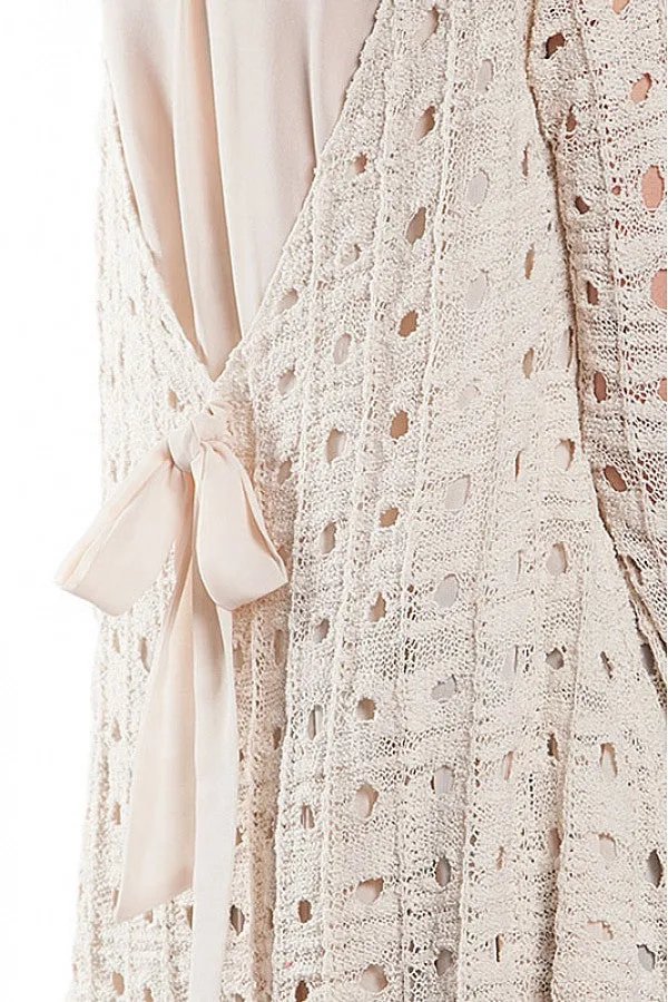 A'reve | Cut Out Sweater Cocoa