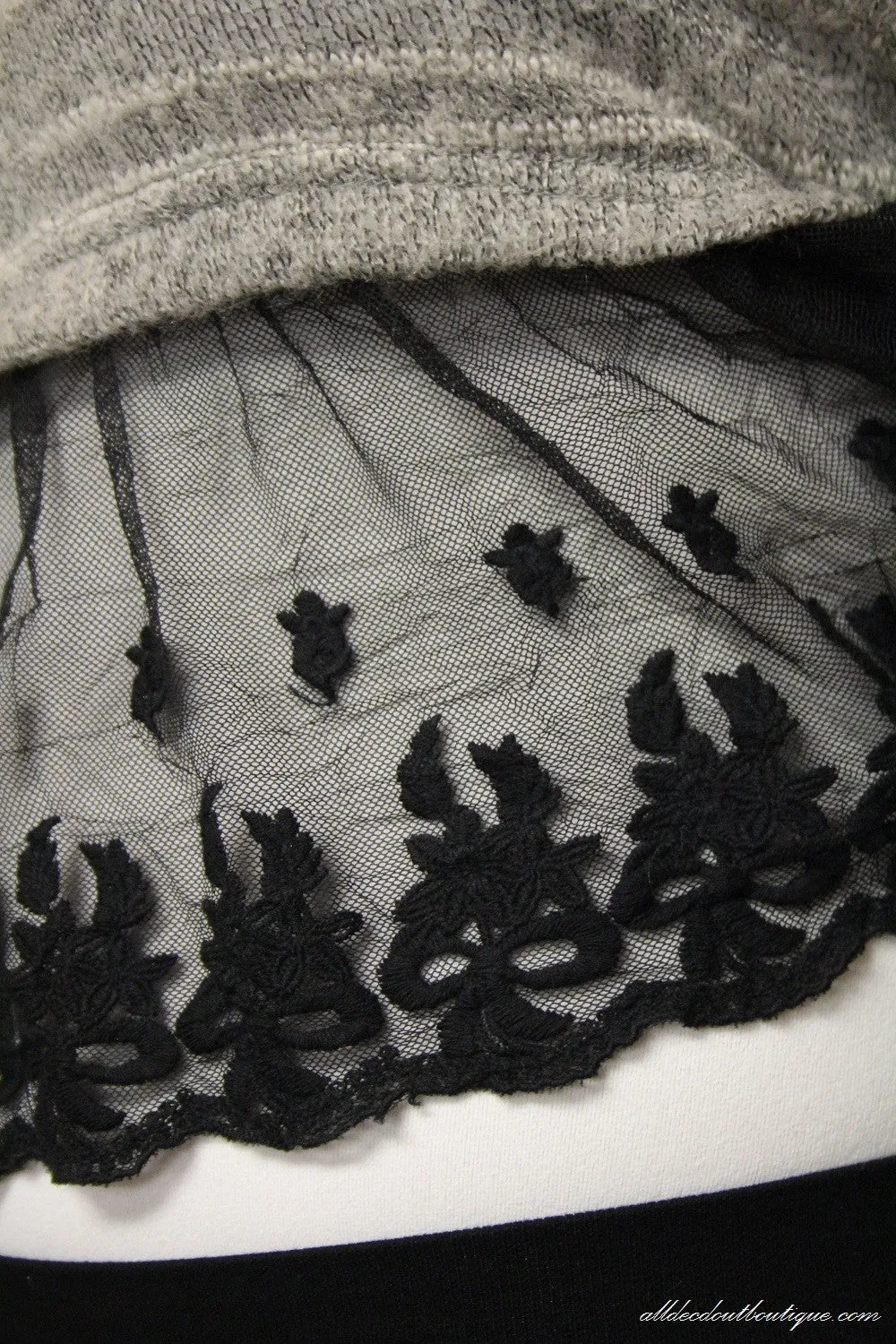 A'reve | Lace button Sweater Cardigan