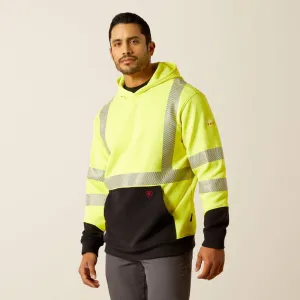 Ariat Men's Flame Resistant Hi-Vis Flame Resist Workwear Hoodie Yellow - 10052589