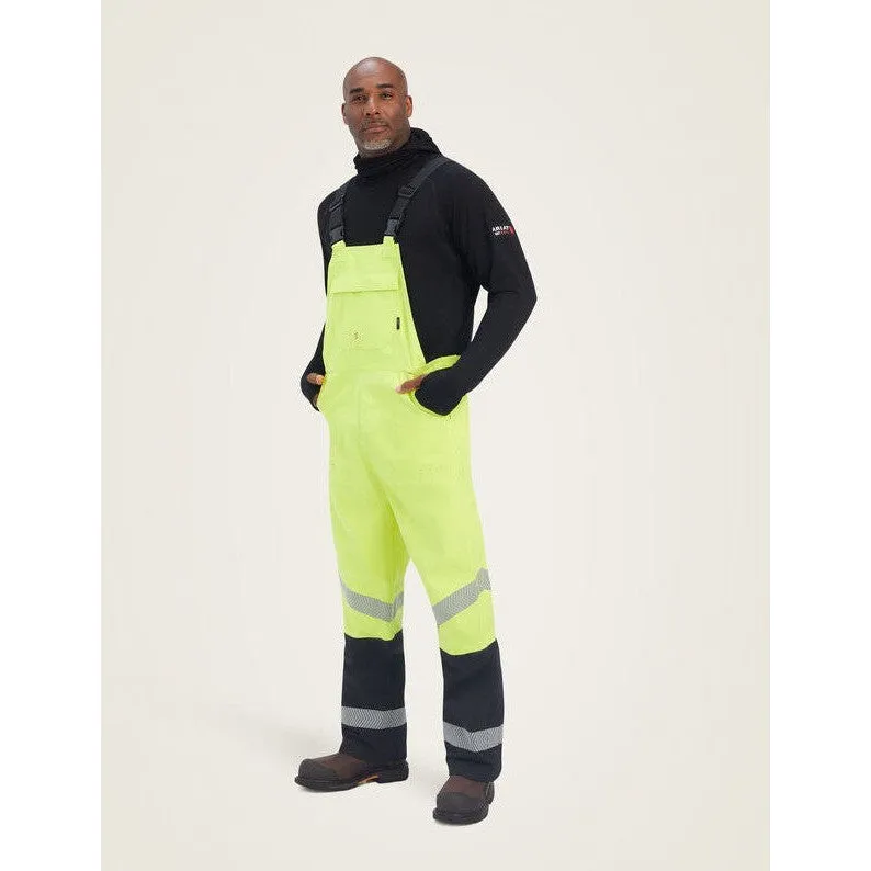 Ariat Men's Flame Resistant Hi-Vis Waterproof Bib Yellow - 10041079