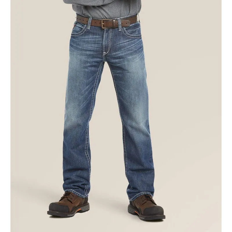 Ariat Men's Flame Resistant M4 Relaxed Ridgeline Boot Cut Jean Glacier - 10018365