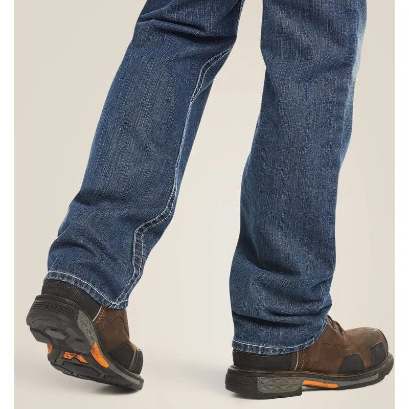 Ariat Men's Flame Resistant M4 Relaxed Ridgeline Boot Cut Jean Glacier - 10018365