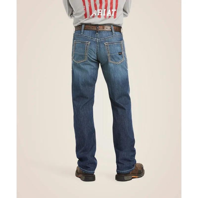 Ariat Men's Flame Resistant M4 Relaxed Stretch DuraLight Boot Cut Jean Bryce - 10023467