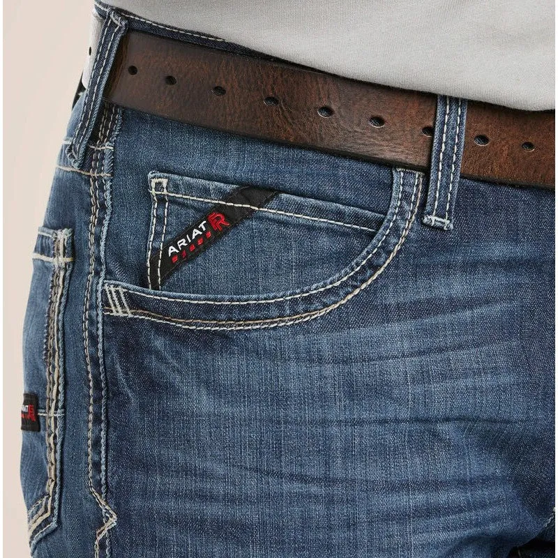 Ariat Men's Flame Resistant M4 Relaxed Stretch DuraLight Boot Cut Jean Bryce - 10023467