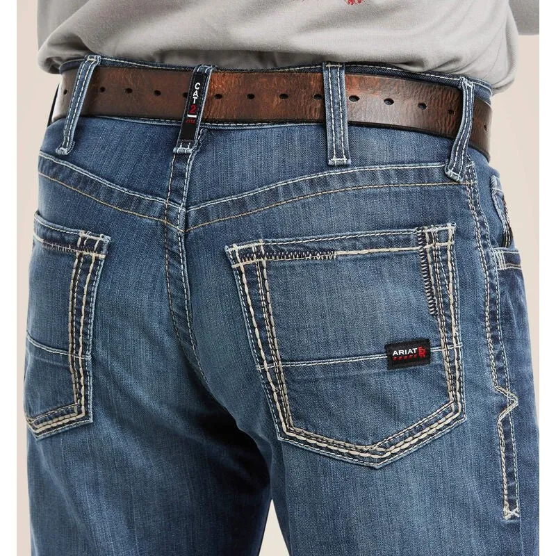 Ariat Men's Flame Resistant M4 Relaxed Stretch DuraLight Boot Cut Jean Bryce - 10023467