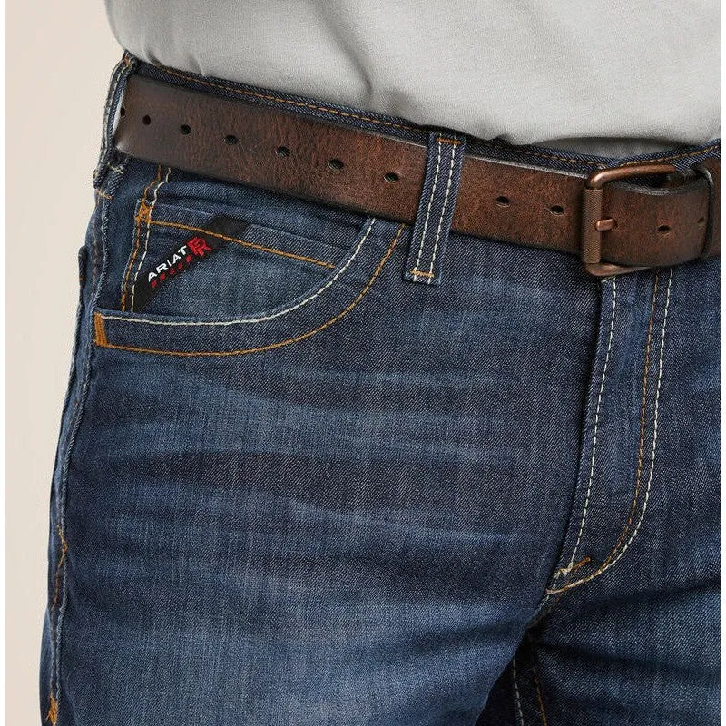 Ariat Men's Flame Resistant M4 Relaxed Stretch DuraLight Boot Cut Jean - Lassen - 10023466