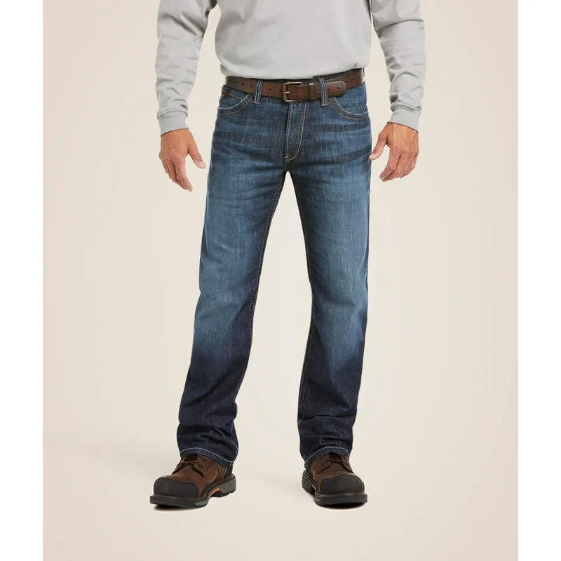 Ariat Men's Flame Resistant M4 Relaxed Stretch DuraLight Boot Cut Jean - Lassen - 10023466