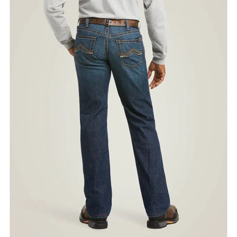 Ariat Men's Flame Resistant M4 Relaxed Stretch DuraLight Jett Boot Cut Jean Airway - 10030266