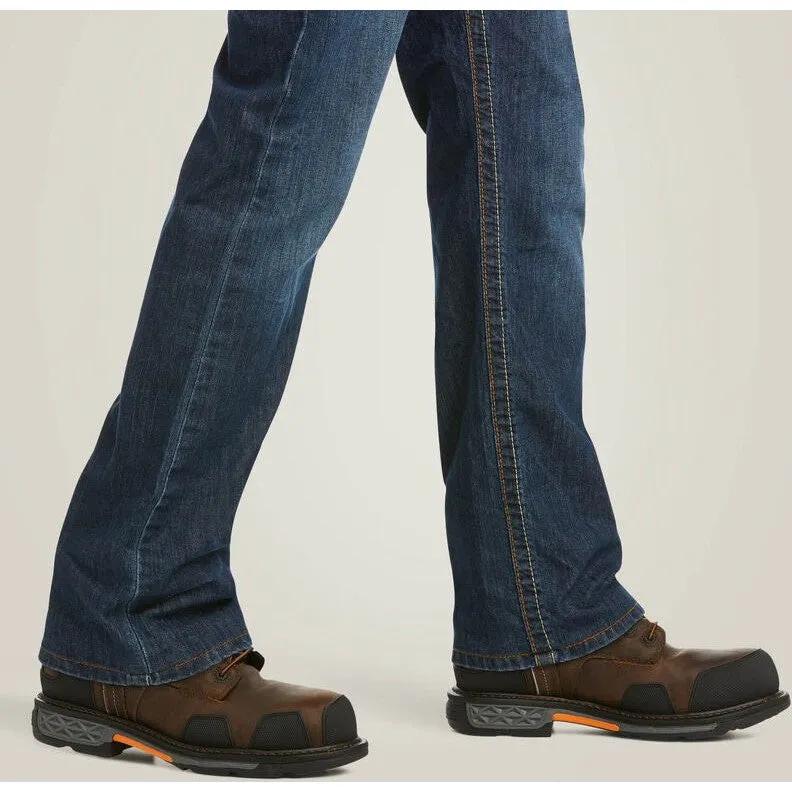 Ariat Men's Flame Resistant M4 Relaxed Stretch DuraLight Jett Boot Cut Jean Airway - 10030266