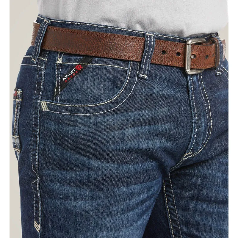Ariat Men's Flame Resistant M5 DuraLight Stretch Coltrane Straight Leg Jean Billings - 10036687