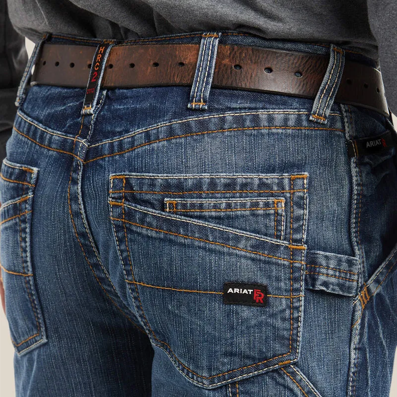 Ariat Men's FR M4 Relaxed Workhorse Boot Cut Jean Flint - 10017262