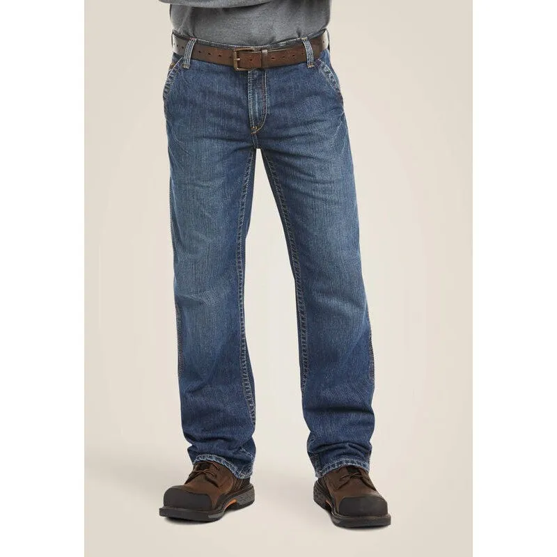 Ariat Men's FR M4 Relaxed Workhorse Boot Cut Jean Flint - 10017262