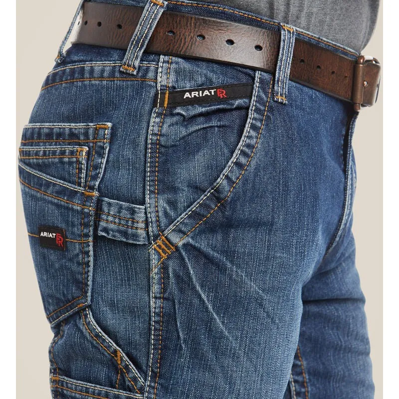Ariat Men's FR M4 Relaxed Workhorse Boot Cut Jean Flint - 10017262