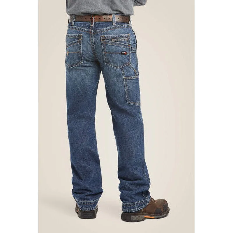 Ariat Men's FR M4 Relaxed Workhorse Boot Cut Jean Flint - 10017262