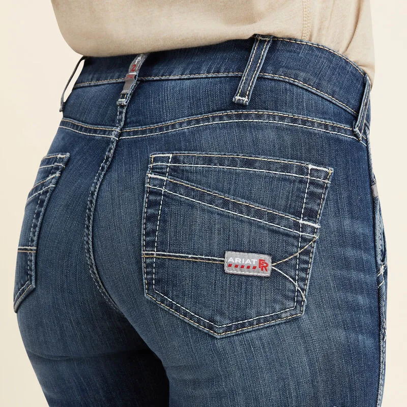 Ariat Women's Flame Resistant Perfect Rise DuraLight Stretch Straight Jean - 10043155