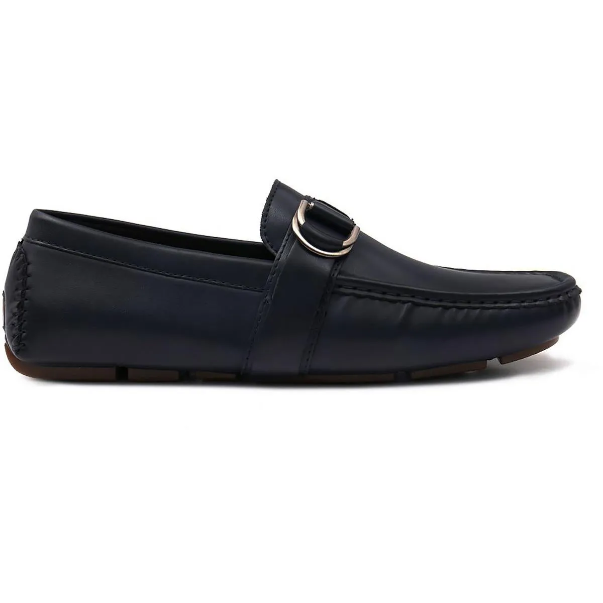 Aston Marc Mens Charter 02 Faux Leather Slip On Loafers