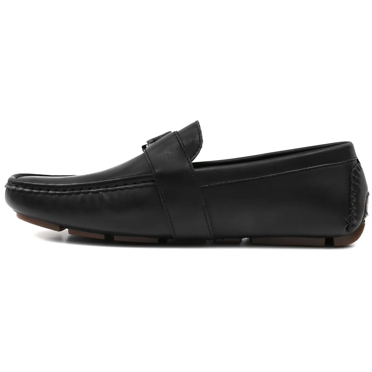 Aston Marc Mens Charter 02 Faux Leather Slip On Loafers
