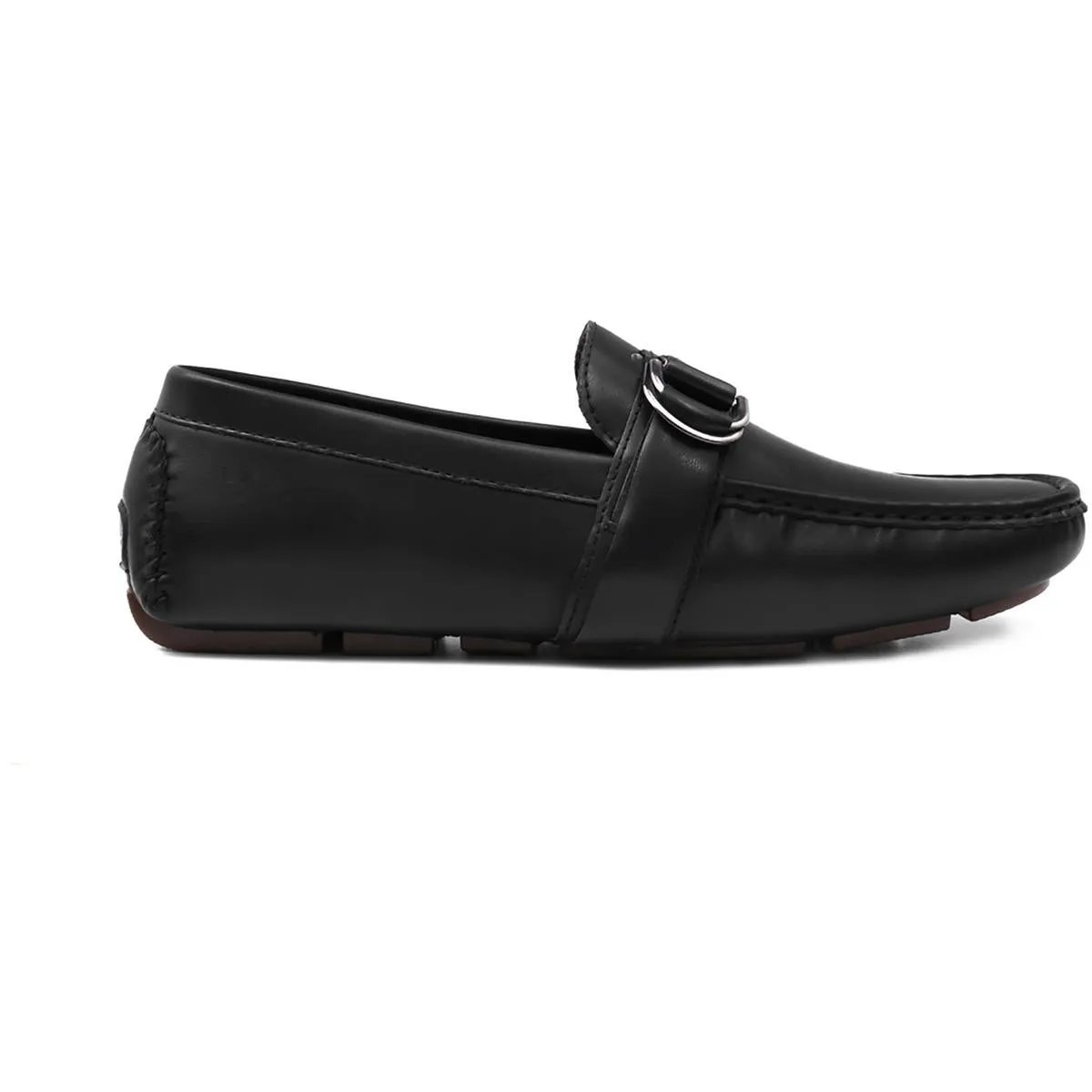 Aston Marc Mens Charter 02 Faux Leather Slip On Loafers