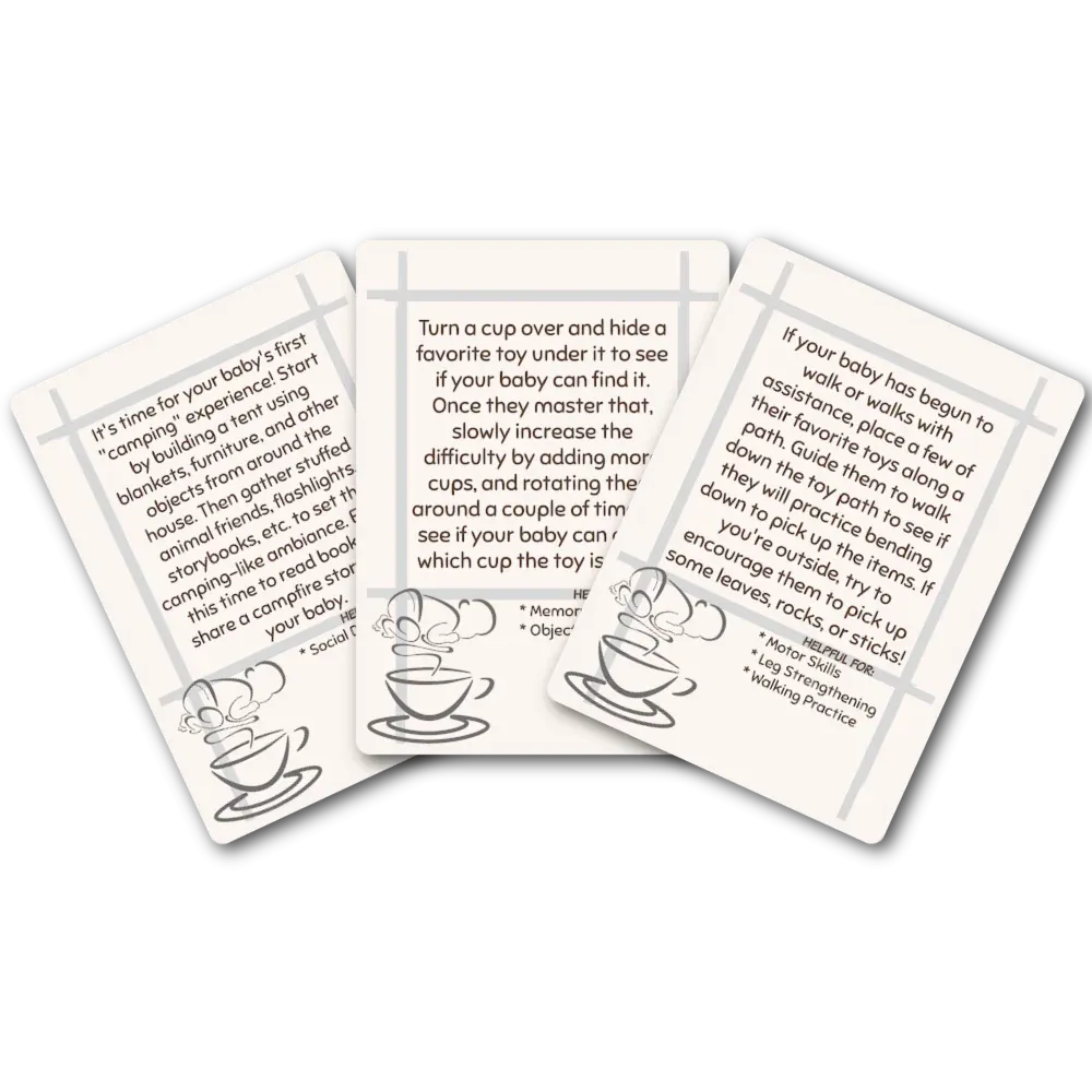 Baby and Toddler Development Activity Cards