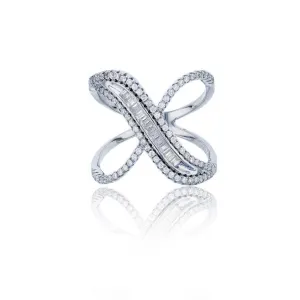 Baguette X Ring