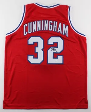 Billy Cunningham Signed Autographed Philadelphia 76ers Basketball Jersey (JSA COA)