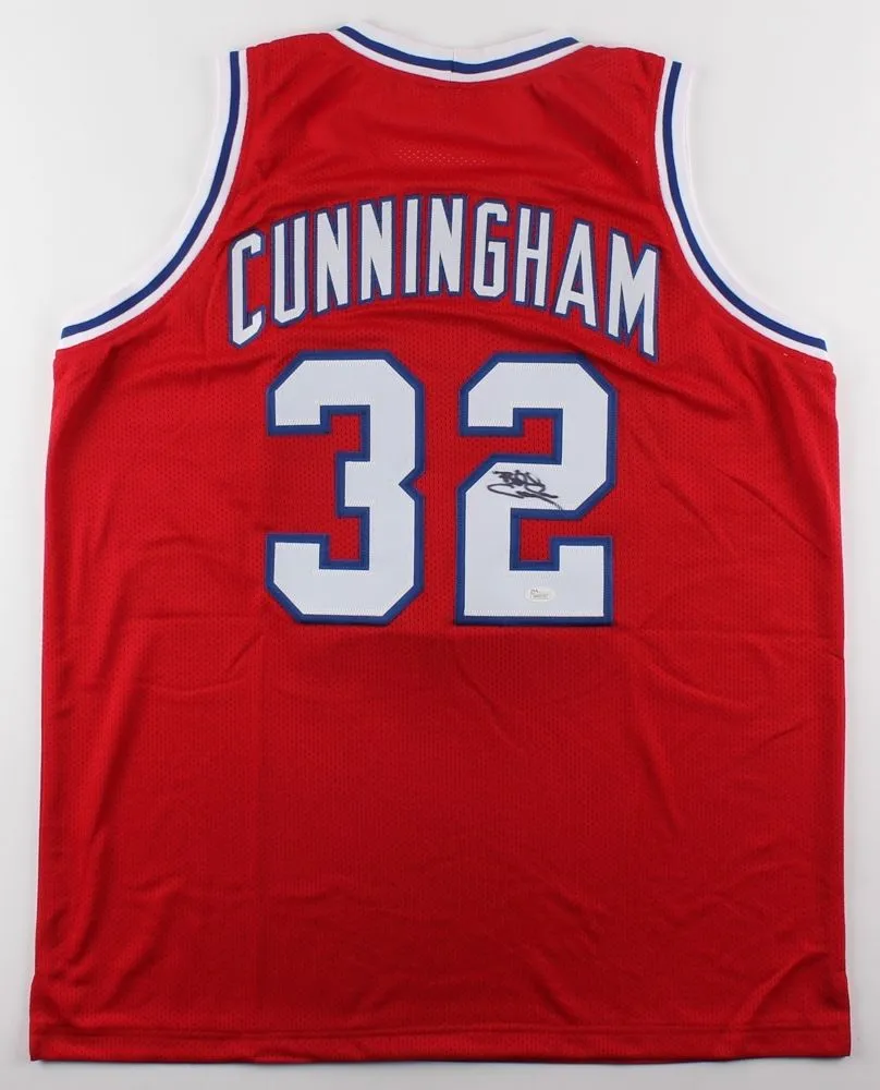 Billy Cunningham Signed Autographed Philadelphia 76ers Basketball Jersey (JSA COA)