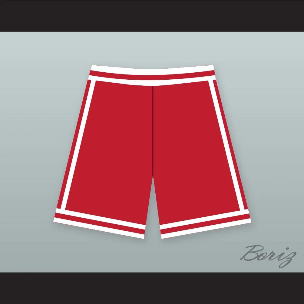 Bobby Brown 44 New Edition Red Basketball Shorts