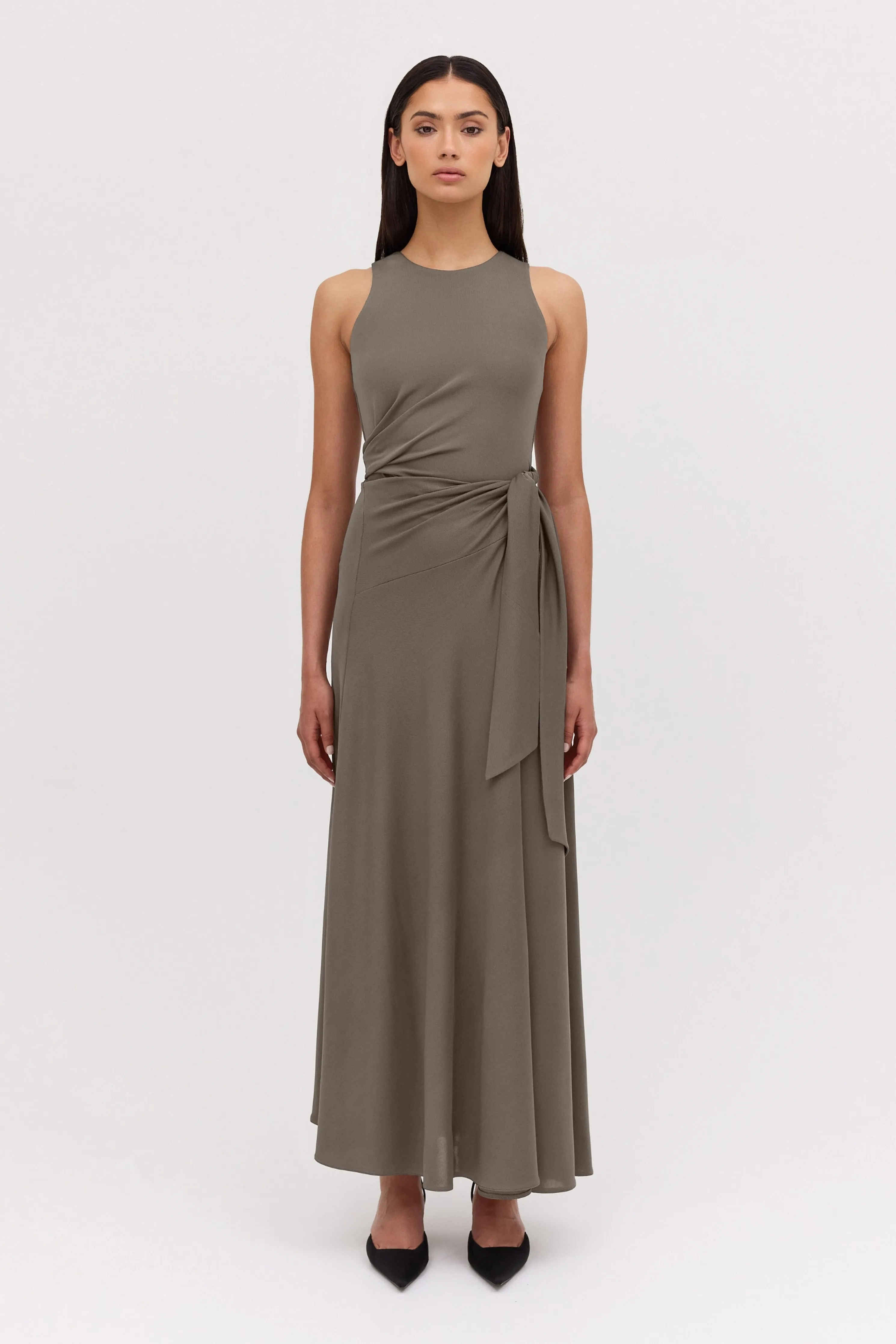 BRONZE JERSEY AESTHETE DRESS