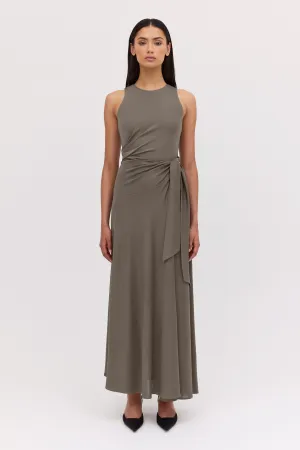 BRONZE JERSEY AESTHETE DRESS