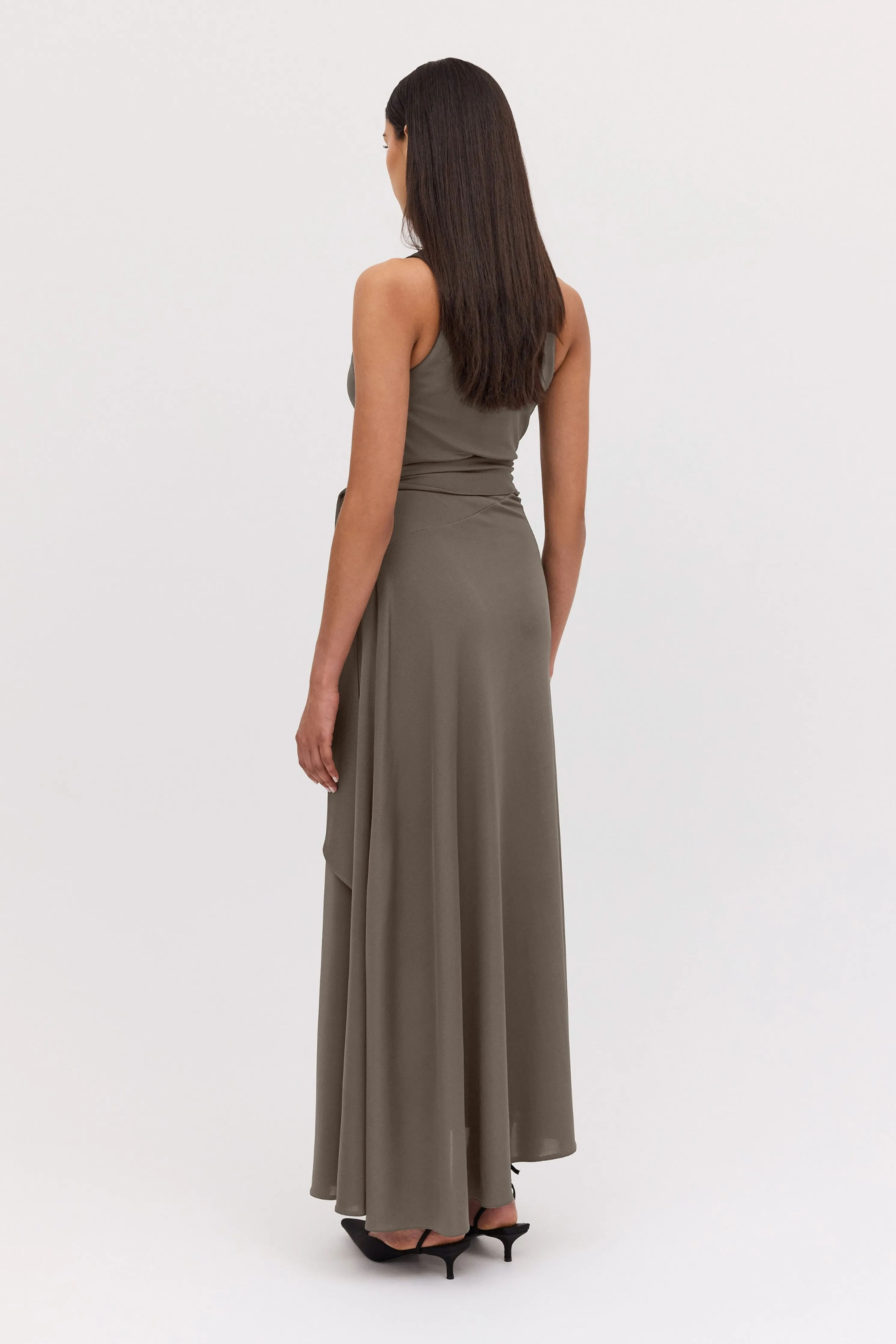 BRONZE JERSEY AESTHETE DRESS