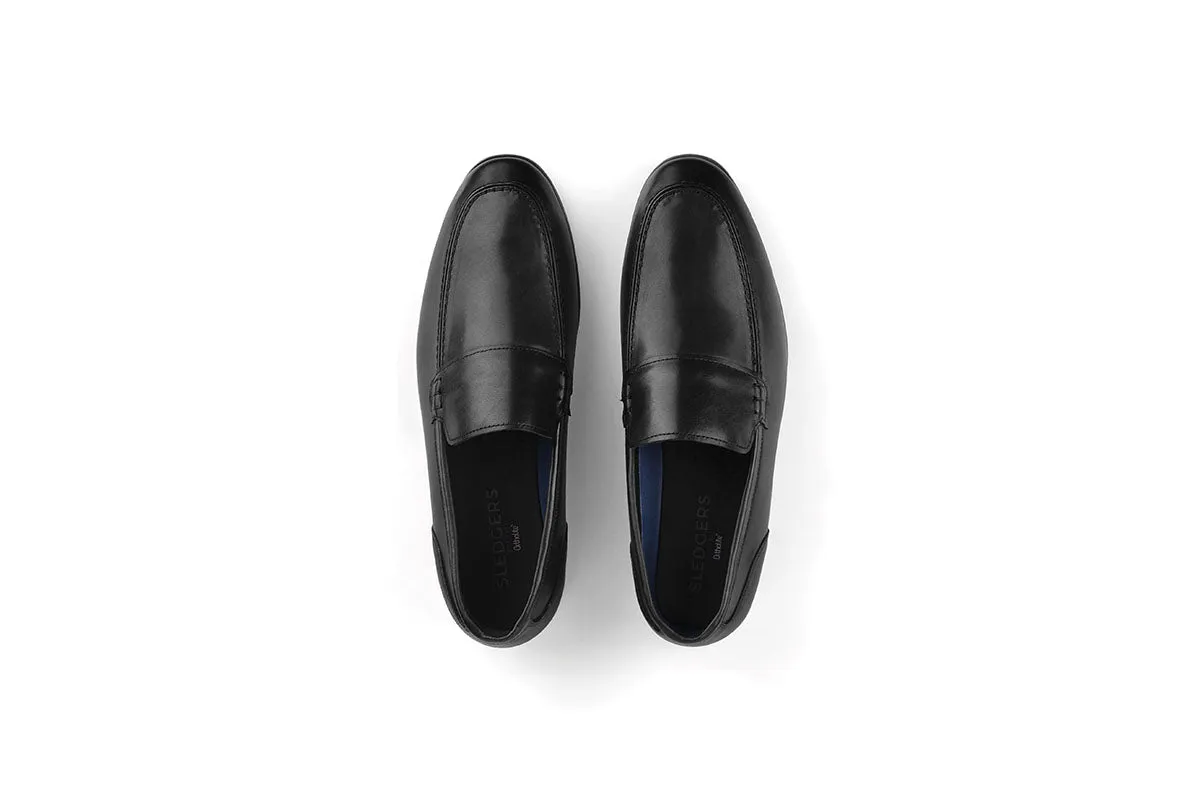 Cassel Slim Slip-on Loafer - Black