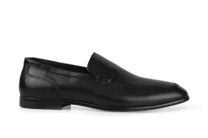 Cassel Slim Slip-on Loafer - Black